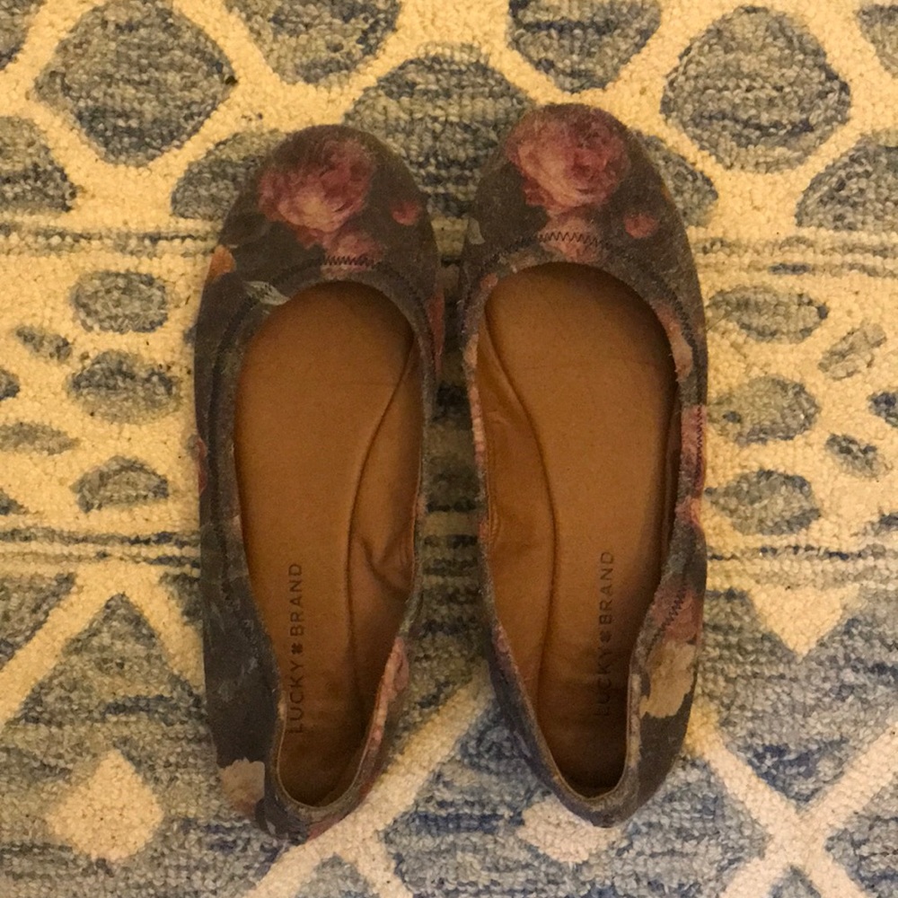 Lucky Brand floral Emmie ballet flat